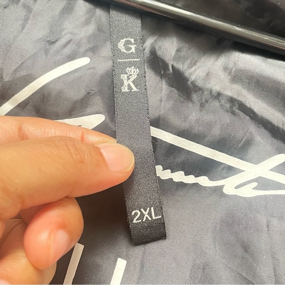 BLACK BOMBER JACKET CREW NECK BLACK ZIPPER 2 SIDE POCKETS FITS SIZE M/L - Picture 6 of 14